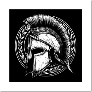 Spartan warrior Posters and Art